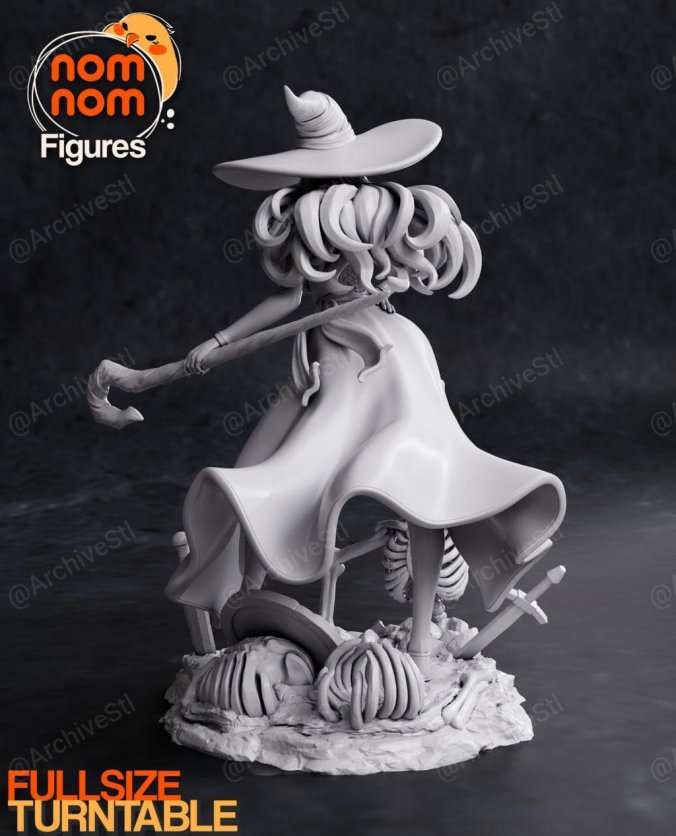 龙之冠(Dragon’s Crown) – 女法师(Sorceress) 3D打印图纸